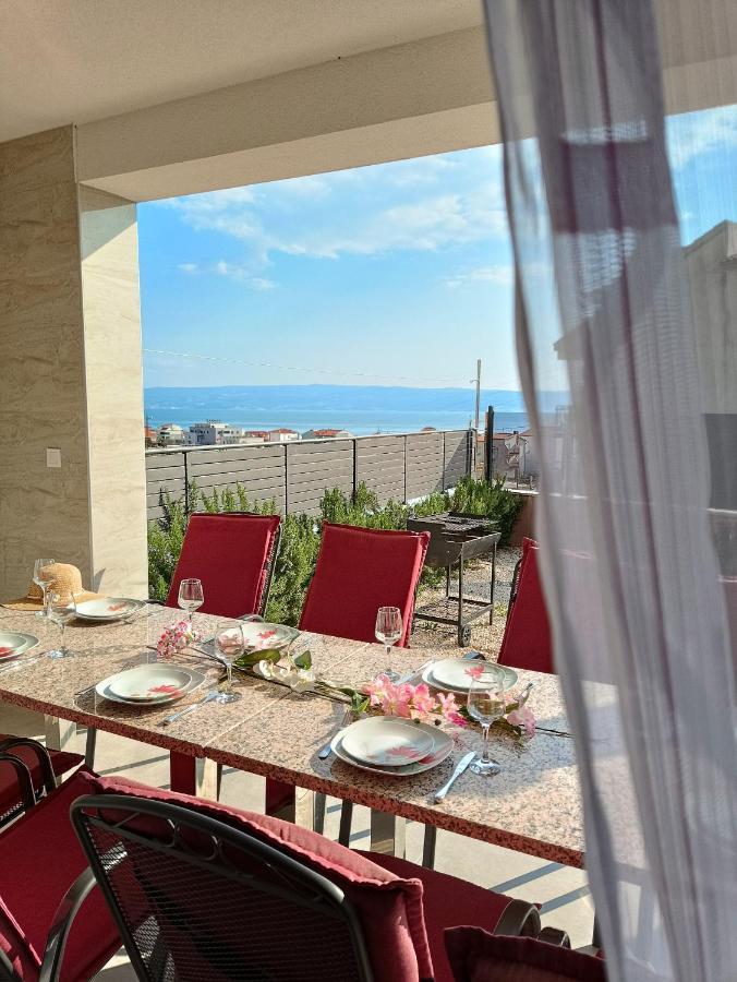 Modern Villa With Jacuzzi, Beautiful Sea View, Near Split! Villa 36A Подстрана Екстериор снимка
